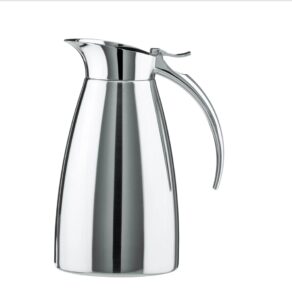 Eight shirts arranged on table in black, olive, grey, blue, white, red, mustard, and green.